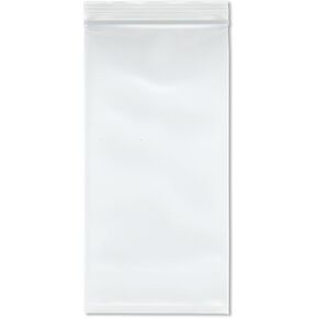 Plymor 4" x 8" (Pack of 100), 8 Mil Extra Thick Heavy Duty Zipper Reclosable Plastic Bags