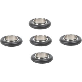 KF50 Flange Centering Ring SS304 with FKM O-Ring, NW50 Vacuum Fittings Stainless Steel 304 Center Ring,ISO-KF Flange FKM Viton O-Ring 5pcs