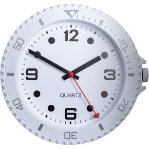 Luminous Wall Clock - 12 inchs Analog Wall Clock with Silent Sweep No Ticking - Round Decorative Wall Clock for Dining Room/Kitchen/School/Office Wall Décor