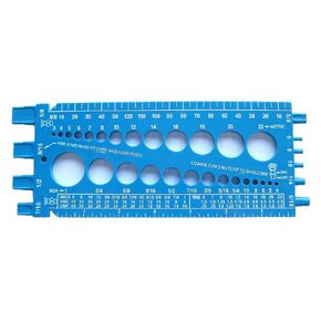 Stainlesstown Nut Bolt Thread Gauge (Red)