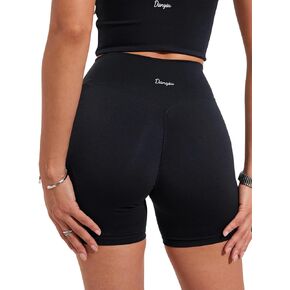 Danysu Hidden Scrunch Shorts for Women 5" No Front Seam Biker Shorts Brazilian Butt Lift