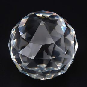 Glass Ball Prisms Glass Ball Clear Crystal Sphere Crystal Glass Ball Decorative Balls for Home (60MM/2.36in)