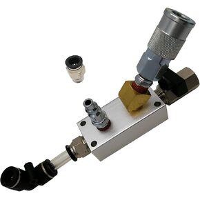 Compressed Air Oultlet, Compressed Manifold Kit, Air Compressor Accessories for 3/8 Inch OD Nylon Tube System