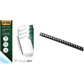Fellowes 52089 Binding Presentation Covers, 8mil, Letter, 100 Pack, Clear