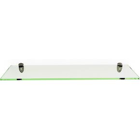 Fab Glass and Mirror S-12x42RECCHBR0 Rectangle Glass Shelf, 12" X 42", Clear