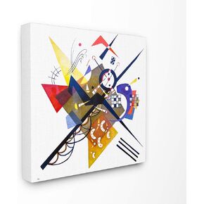 Stupell Industries Abstract Explosion Colorful Painting Wall Plaque, 12 x 12, Design by Artist Wassily Kandinsky