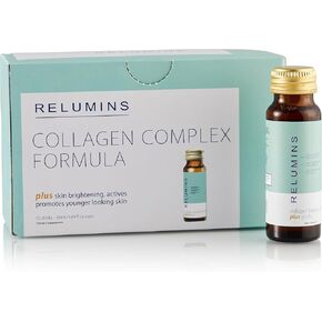 Relumins Advance Rejuvenating Collagen Beauty Drink with Glutathione, Hyaluronic, CoQ10, EGCG, Resveratrol & More - Naturally Fights Signs of Aging - Apple Flavor, Ten 50mL Drinks x 2 Packs