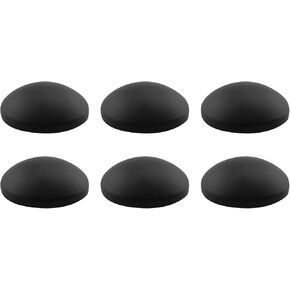 6PCS Black Trampoline Legs Rubber Caps Prevent Shaking Jump Bed Pipe Cover Replacement Mini Rubber Leg Tip