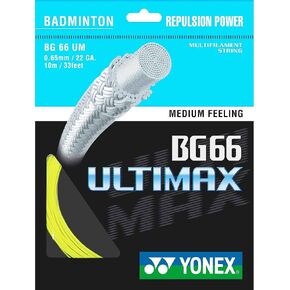 Yonex BG 66 Ultimax Badminton String - Yellow