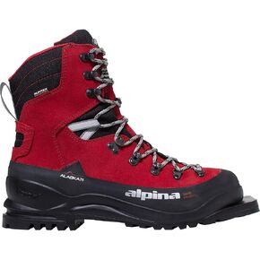 حذاء Alpina Sports Alaska 75 جلد 3 دبوس 75 مم Backcountry Cross Country Nordic للتزلج in Kuwait