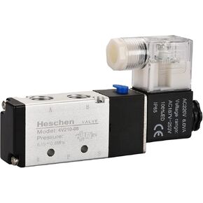 Electrical Pneumatic Solenoid Valve 4V210-08 220VAC 6.0VA PT1/4 5 Way 2 Position CE