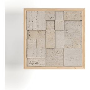NAHARO Modern Wood Wall Decor- Natural wood Handcrafted Rustic Charm for Your Home - Perfect for Living Room, Bedroom,Kitchen,or Office