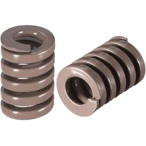 uxcell 14mm OD 20mm Long Spiral Stamping Extra Heavy load Compression Die Spring Brown 10pcs