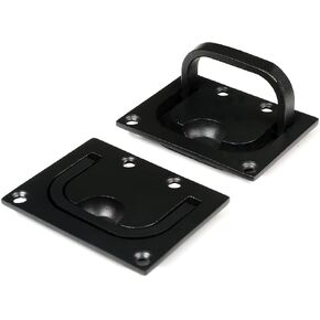 Mxeol Marine Recessed Hatch Pull Handle 3" Black