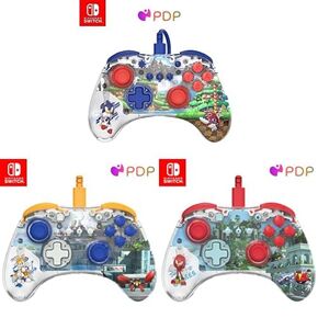 PDP REALMz™ Wireless Nintendo Switch Pro Controller, Customizable LED, 40 Hour Rechargeable Battery Power, 30 Foot Connection, Officially Licensed by Nintendo: Pikmin Clover Patch (Green)