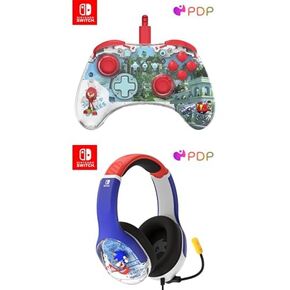 PDP REALMz™ Wireless Nintendo Switch Pro Controller, Customizable LED, 40 Hour Rechargeable Battery Power, 30 Foot Connection, Officially Licensed by Nintendo: Pikmin Clover Patch (Green)