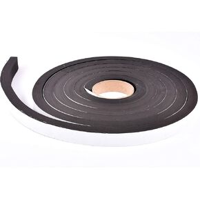 Sponge Neoprene Stripping W/Adhesive 1in Wide X 3/4in Thick X 15ft Long