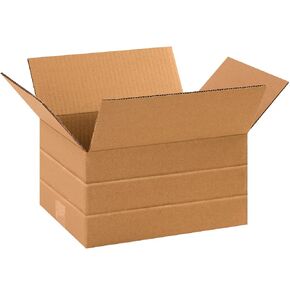 BOX USA Corrugated Boxes, 11 1/4" x 8 3/4" x 6", White (Pack of 25) (B1186RW)