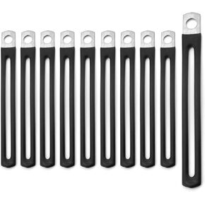 10pcs Cable Clamp 100x10x6mm Insulated Clamp Carbon Steel Flexible Wire Clamp