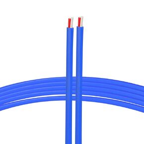 uxcell K Type Thermocouple Wire 2x0.5mm Stranded Wire Blue PTFE Extension Wire 1 Meters