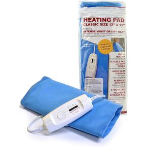 Advocate Moist and Dry Heat Pad with Flexible Pad & Soft Cover | Controllable Heat Settings High, Medium, Low & Warm | Effective for Shoulder, Neck, Back Pain & Cramps | Comes with Reusable Bag
