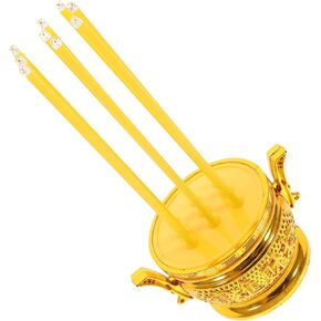 Electronic Incense Burner Electronic Led Burner Decorative Led Incense Burner Smokeless Censer Led Offering Censer Electronic Censer for Home Reusable Led Censer Offering Supplies