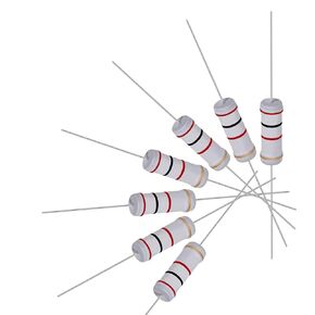 uxcell 20Pcs 2K Ohm Resistor, 3W 5% Tolerance Metal Oxide Film Resistors, Lead, Flame Proof for DIY Electronic Projects and Experiments