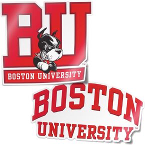Desert Cactus Boston University Stickers Terriers BU Vinyl Decal Laptop Water Bottle Car Scrapbook (4 Inch Set V1)
