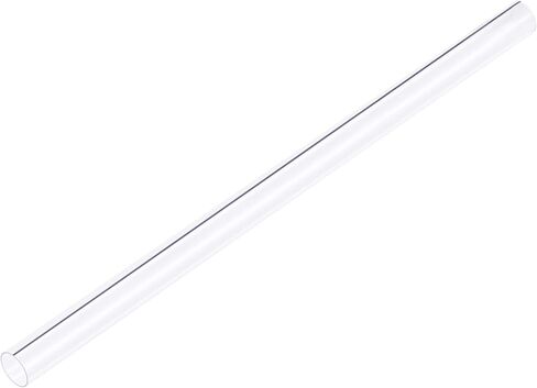 أنبوب PVC صلب وشفاف من Uxcell مقاس 1 3/16 بوصة (30 مم) معرف × 1 1/4 بوصة (32 مم) × أنبوب دائري بطول 2 قدم in Saudi Arabia