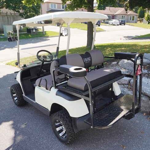 10L0L Golf Cart Front Rear Seat Covers for Yamaha G2 G8 G9 G11 G14 G16 G20 G19 G21 G22, Club Car DS pre-2000, Tomberlin Emerge, Made w/ 3D Air Mesh Polyester Fabric Breathable Washable -Grey in Saudi Arabia