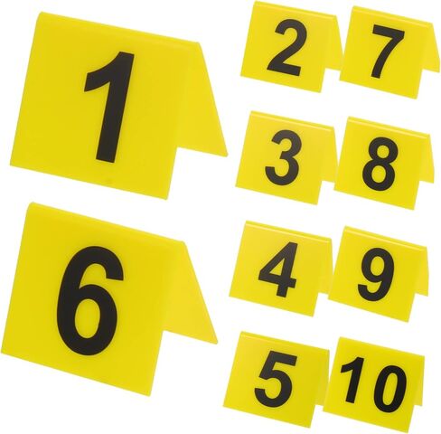 10 قطع من علامات مسرح الجريمة لافتات صفراء لعلامات الأدلة الخاصة بموضوع مسرح الجريمة ومستلزمات الحفلات المفضلة in Saudi Arabia