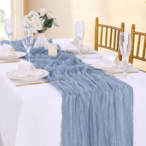 Sage Green Cheesecloth Table Runner 4 Packs 10ft long Gauze Table Runner Rustic Sheer Runner for Baby Shower Cake Table Decorations in Saudi Arabia