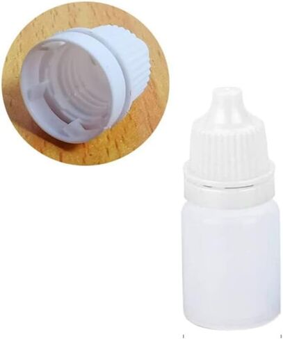 زجاجات قطارة بلاستيكية قابلة لإعادة التعبئة وقابلة للعصر سعة 5 مل، حاويات زيت عطري لقطرات العين الفارغة الناعمة مع غطاء لولبي مقاوم للأطفال (10 عبوات) in Kuwait