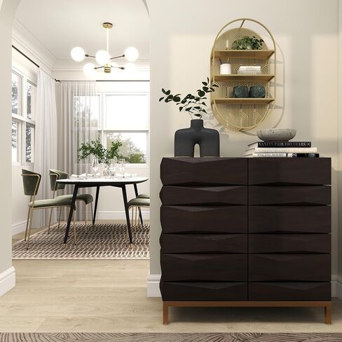 رف جداري CosmoLiving من Cosmopolitan معدني هندسي بيضاوي 3 مستويات بنمط قوس، 40.64 سم × 15.24 سم × 71.12 سم، ذهبي in Saudi Arabia