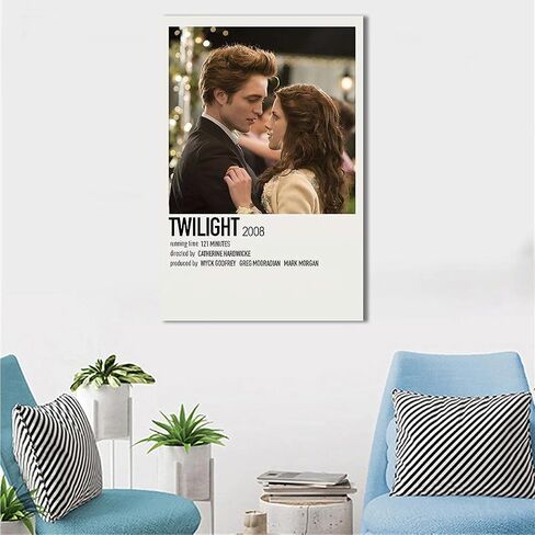ملصق Twilight، لوحة فنية جدارية من القماش لديكور غرفة المعيشة، ملصقات ومطبوعات جمالية عتيقة لغرفة نوم الفتيات، غرفة نوم كبيرة للكلية، خريف، ديكورات المطبخ، عقلية النمو، الفصل الدراسي غير مؤطرة 12 × 18 بوصة in Saudi Arabia
