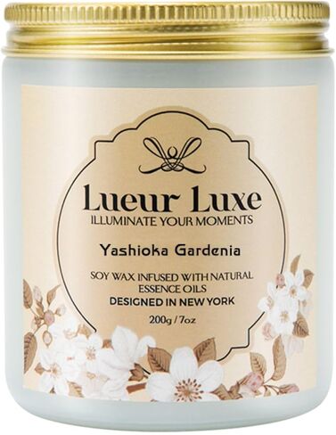 Lavender Eucalyptus Scented Soy Wax Candle - 7oz | Aromatherapy Infused with Natural Essential Oils | Relaxing Home Fragrance in Saudi Arabia