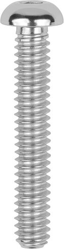 1/4-20 x 5/8" Titanium Button Head Socket Cap Bolts Screws Allen Hex Drive Fully Thread Pack of 8 (1/4-20x5/8, Silver) in Kuwait