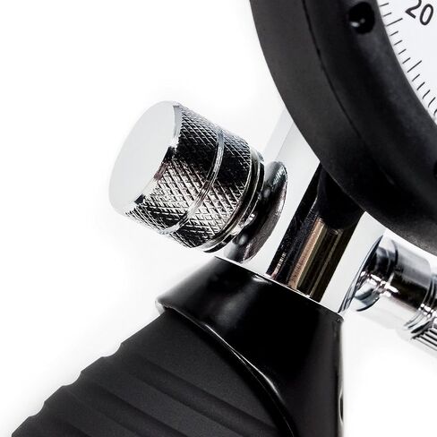 جهاز قياس ضغط الدم اللاسائلي Bravata Palm Aneroid من MDF Instruments - جهاز مراقبة ضغط الدم مع أساور بحجم البالغين والأطفال متضمنة - ضمان كامل مدى الحياة وأجزاء مجانية مدى الحياة - رمادي (MDF848XPD-12) in Kuwait