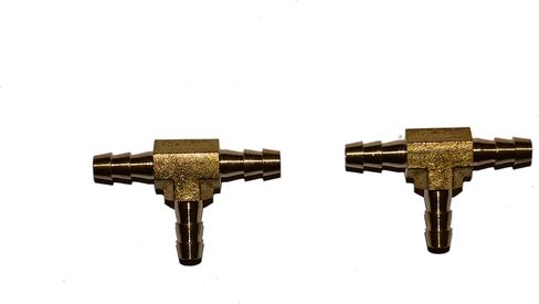 Brass Hose Barb Tee 1/4 inch in Kuwait
