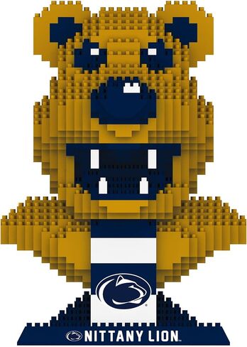 FOCO NCAA Unisex-Adult NCAA BRXLZ 3D Blocks Mascot Bust Puzzle Set in Saudi Arabia