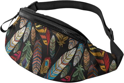 Rainbow Fanny Pack For Men Women,With Adjustable Zipper Lightweight Strap Waist Pack For Casual Running Hiking in Saudi Arabia