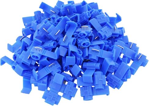 100 قطعة سكوتش أقفال موصلات الأسلاك سكوتش أقفال سريعة لصق كابلات الموصلات الأزرق كابلات الموصلات ل AWG16-14 ، VCD-335D6S5JH in Kuwait