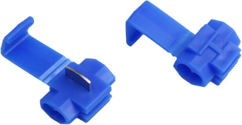 100 قطعة سكوتش أقفال موصلات الأسلاك سكوتش أقفال سريعة لصق كابلات الموصلات الأزرق كابلات الموصلات ل AWG16-14 ، VCD-335D6S5JH in Kuwait