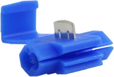 100 قطعة سكوتش أقفال موصلات الأسلاك سكوتش أقفال سريعة لصق كابلات الموصلات الأزرق كابلات الموصلات ل AWG16-14 ، VCD-335D6S5JH in Kuwait