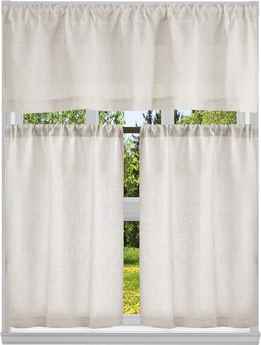 كيلي الصلبة، 58 × 15 بوصة (3 قطع)، كتان in Kuwait