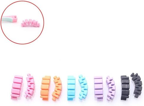 Pair Child Eyeglass Arms Leg Hinge Rubber with Elastic Leg Accessories Silicone Leg Accessories(Pink) in Saudi Arabia