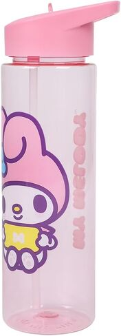 زجاجات مياه بلاستيكية ذات جدار واحد من Bioworld My Melody & Kuromi Phone Time سعة 24 أونصة in Kuwait