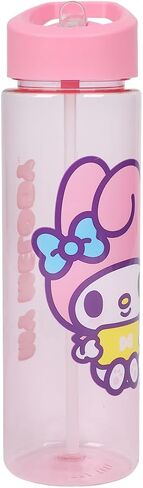 زجاجات مياه بلاستيكية ذات جدار واحد من Bioworld My Melody & Kuromi Phone Time سعة 24 أونصة in Kuwait
