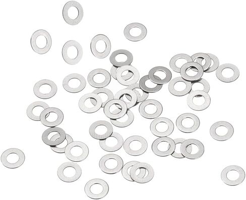 YXQ 3x6x0.5mm Ultra Thin Flat Spacers 304 StainlessSteel Flat Washers M3 (50Pcs) in Saudi Arabia