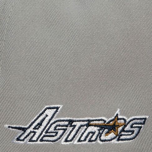 Mitchell & Ness Houston Astros Cooperstown Away Snapback Hat Cap - Gray in Saudi Arabia